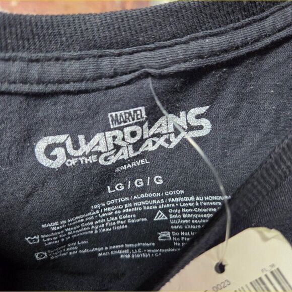 Marvel Star-Lord Guardians of the Galaxy Graphic Tee – Men’s Size Large – Black - Picture 4 of 4